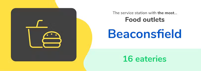 The service station with the most food outlets